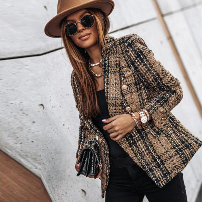 Lightweight women's black blazer – tailored fit, high-quality fabric, for professional occasions 0