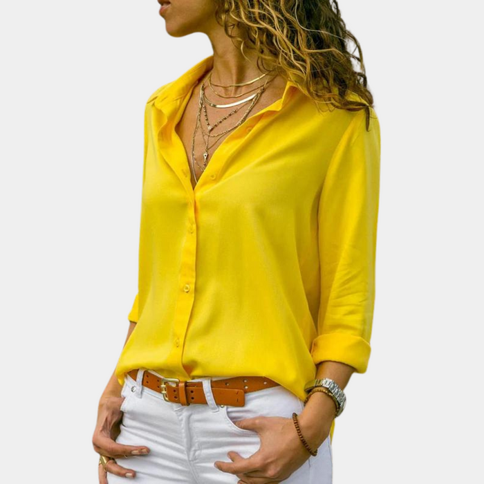 Lightweight women’s blouse – breathable cotton, for casual and formal occasions 6