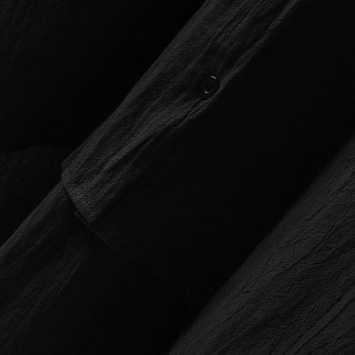 Luftige Damenbluse – lange Ärmel, hochwertiges Polyester, für Büro und Freizeit 1