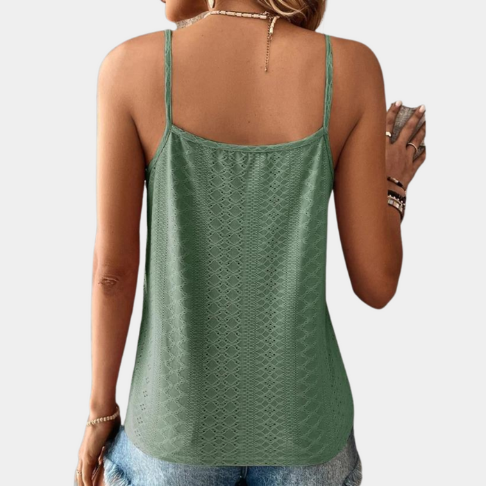 Luftige Damenbluse – V-Ausschnitt, atmungsaktives Polyester, ideal für den Sommer 1