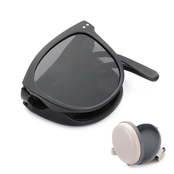 Praktische und stilvolle faltbare Sonnenbrille für Damen – ovales Design, UV400-Schutz, ideal für den Sommer 0