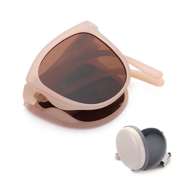 Praktische und stilvolle faltbare Sonnenbrille für Damen – ovales Design, UV400-Schutz, ideal für den Sommer 4