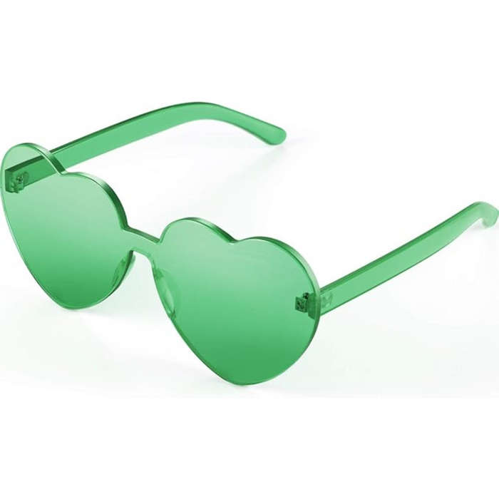 Verspielte Damen Sonnenbrille – herzförmiges, randloses Design, leicht, für den Sommer 5
