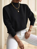 Lightweight Women's High Neck Top - Long Sleeve, Polyester
