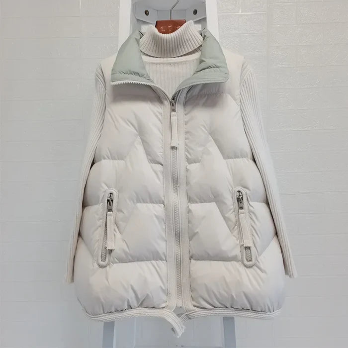 Lightweight Women’s Puffer Vest - Short Relaxed, Duck Down