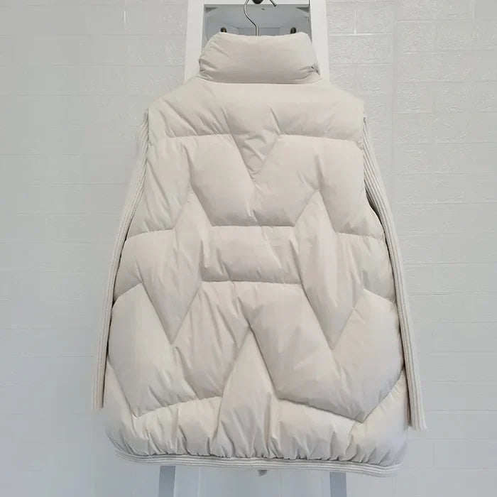 Lightweight Women’s Puffer Vest - Short Relaxed, Duck Down