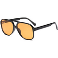 Atemberaubende Retro Aviator Sonnenbrille für Damen – übergroßer Rahmen, UV400 Schutz, für Sommerausflüge 0