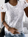 Lightweight women’s short sleeve t-shirt – elegant design, breathable fabric, for spring & summer 0