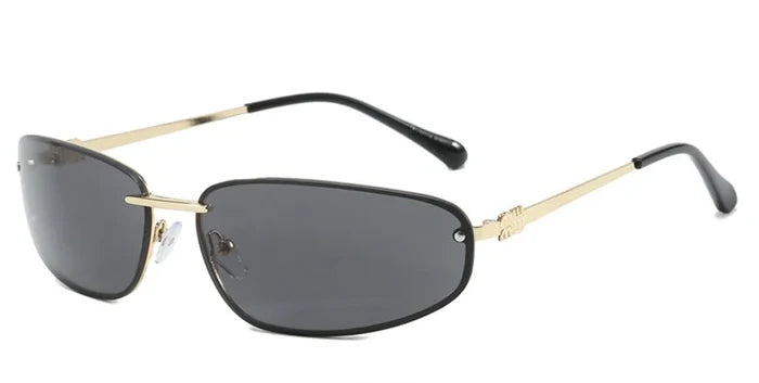 Hochwertige Damen Sonnenbrille – ovales rahmenloses Design, leichtes Material, für Outdoor-Aktivitäten 7