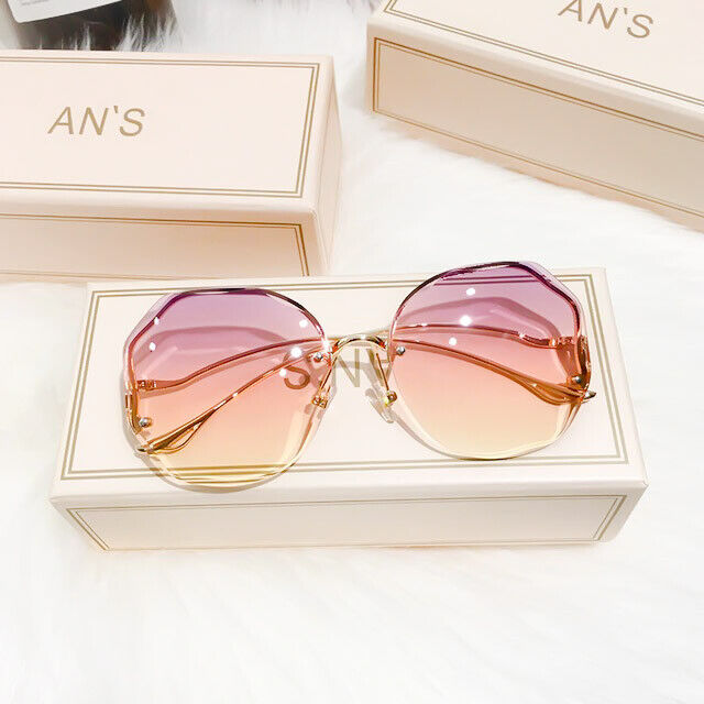 Leichtgewichtige Damen Sonnenbrille – randloses Design, Metall, für Sommer 2025 0
