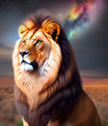Lion Staring Into The Horizon