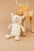 Luna Wooly Lamb Sherpa Knit Stuffed Animal Soft Toy (Organic Cotton)