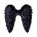 Luxurious Feathered Angel Wings for Halloween & Cosplay - Elegant Costume Accessory for Parties & Performances