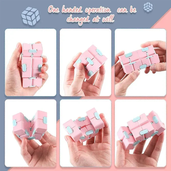Magic Puzzle Cube Anti Stress Relief Toy for Adults and Kids