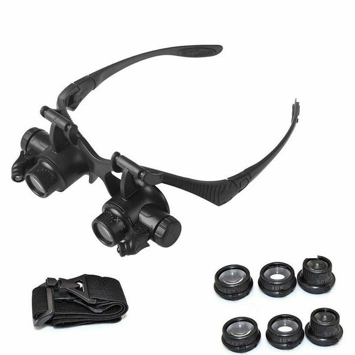 Magnifying Glasses With LED Headband Magnifier TikTok Viral Fall 2025 Gift Shadow Free Detail Work