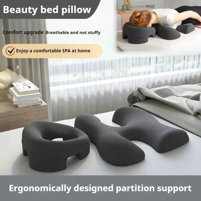 Massage Pillow Memory Foam Face And Chest Cushion Detachable Washable Cover Spa Self Care 2025 Support