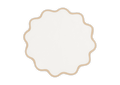 Matouk Scallop Edge Placemat - set of 4 - Oat