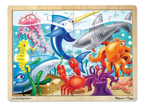 Melissa & Doug 24 Piece Under the Sea Jigsaw Puzzle [Home Decor]- Olde Church Emporium