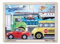 Melissa & Doug On the Go (Vehicles) Jigsaw (12 pc) [Toy] - Olde Church Emporium