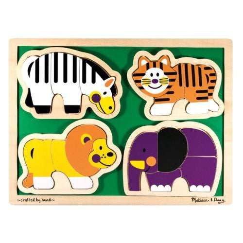Melissa & Doug Zoo Animals - Shaped [Toy] [Home Decor]- Olde Church Emporium