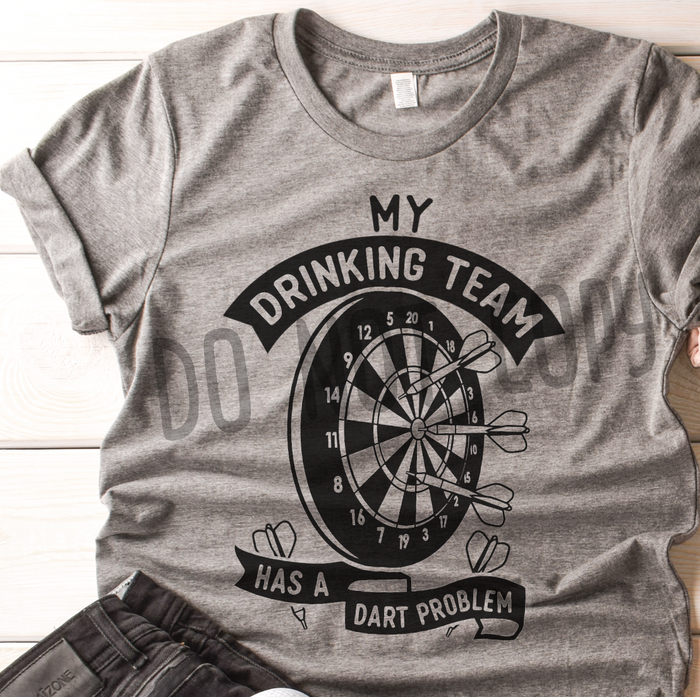 Men- Drinking Team Has a Dart Problem