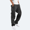 Variant image for Men's Cargo Pants with Practical Pockets, Comfortable Fit, Available in Black and Khaki-1