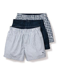 Men's Twill 3 Pack Boxers in Navy