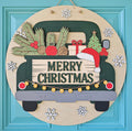 Merry Christmas Rustic Truck Door Hanger-wholesale