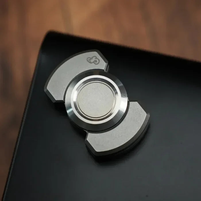Metal Magnetic Slider Fidget Spinner Push Card Toy for Adults Stress Relief