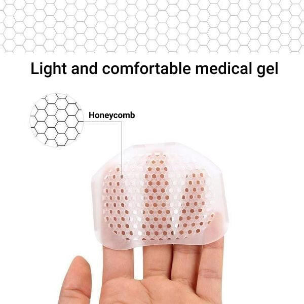 Metatarsal Pads Breathable Gel Forefoot Cushions Set Of 2