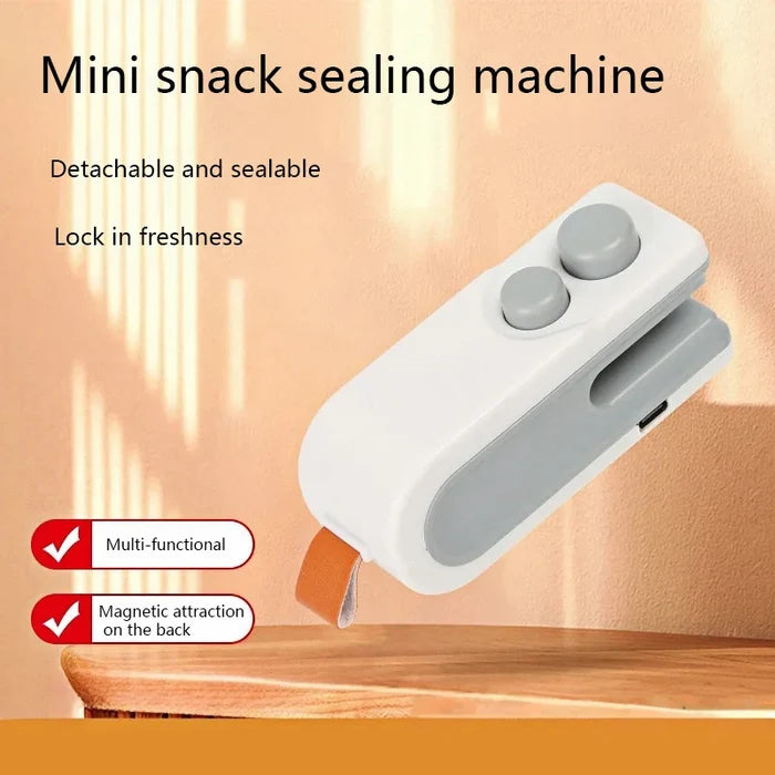 Mini Heat Sealer USB Rechargeable Handheld Food Sealer Portable Bag Clip 2026 Home Essentials