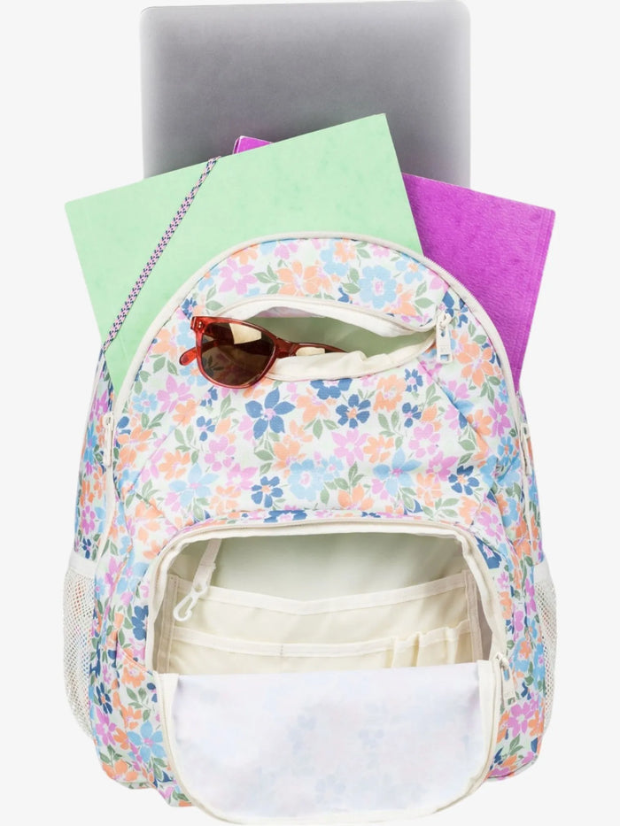 Mochila Roxy Shadow Swell Printed Crudo Floreado