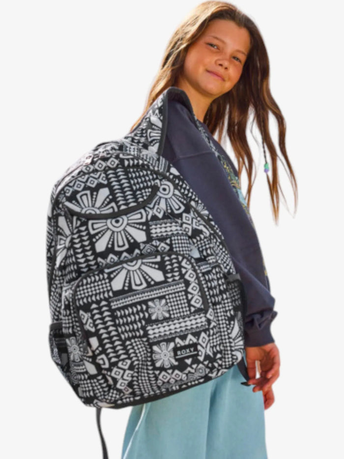 Mochila Roxy Shadow Swell Printed Negro