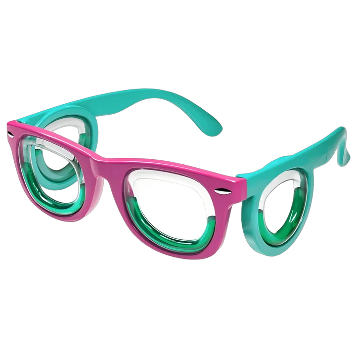 Motion Sickness Glasses Kids Ultra Light Travel Glasses Summer Travel 2025 Nausea Relief Car Air Sea