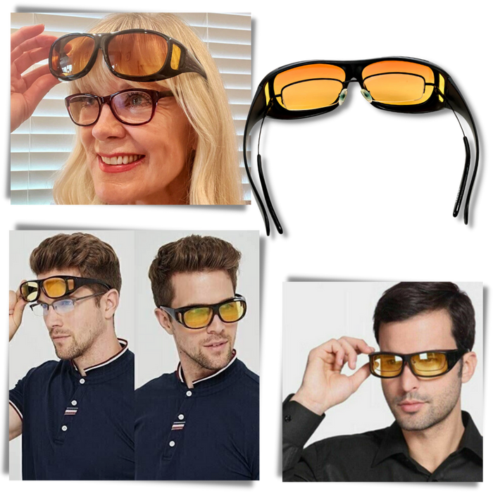 Night Driving Clarity Glasses - Polarized Night Vision for Safer Driving