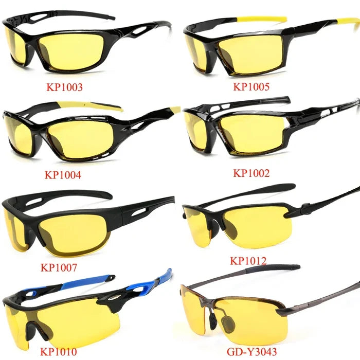 Night Driving Sunglasses Polarized Yellow Lenses Fall 2025 Glare Reduction UV400
