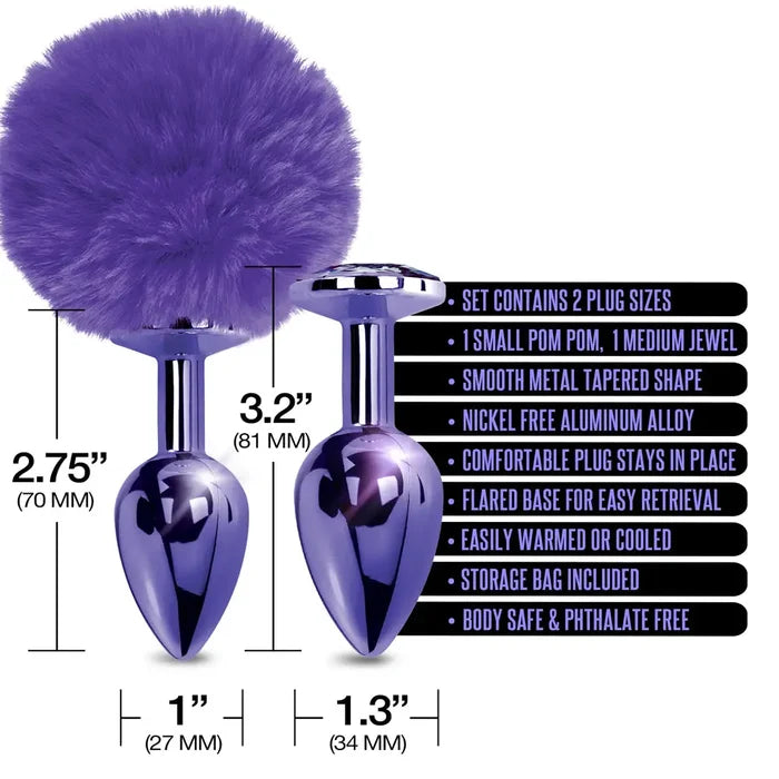 Nixie Metal Butt Plug Set