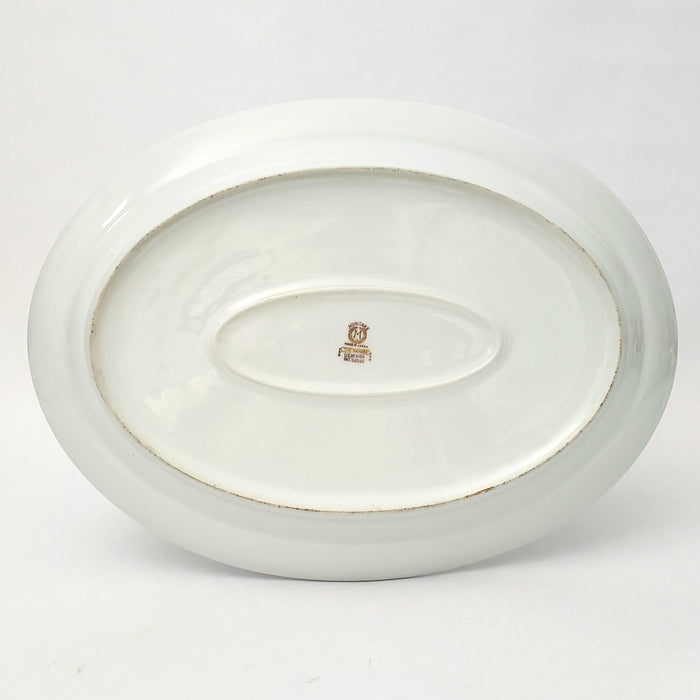 Noritake China 13 3/4" Oval Serving Platter The Sahara Pattern 58590