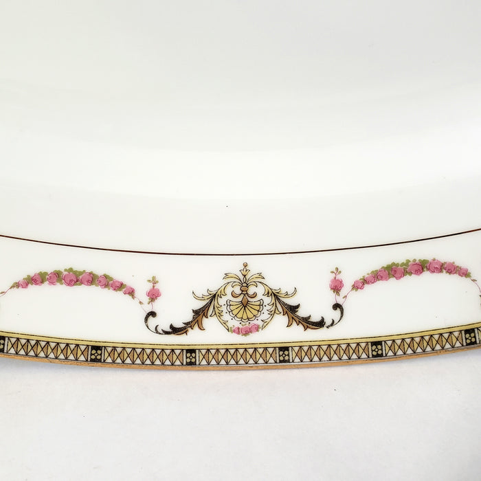 Noritake China 13 3/4" Oval Serving Platter The Sahara Pattern 58590