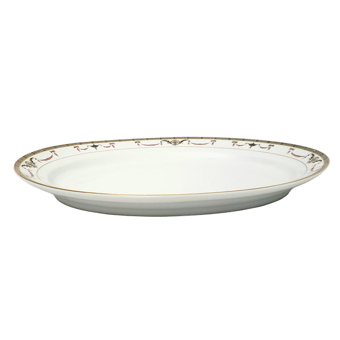 Noritake China 13 3/4" Oval Serving Platter The Sahara Pattern 58590