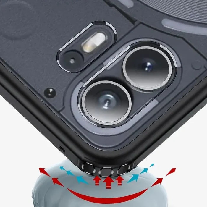 Nothing Phone 2 Clear Case Drop Tested Slim Protection