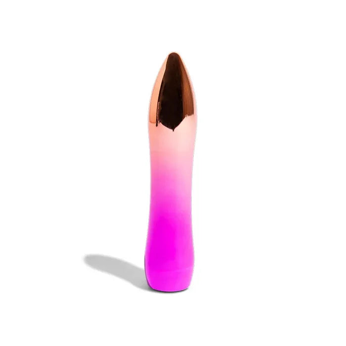 Nu Sensuelle Aluminum 60SX Amp Warming Vibrator - Rose Gold