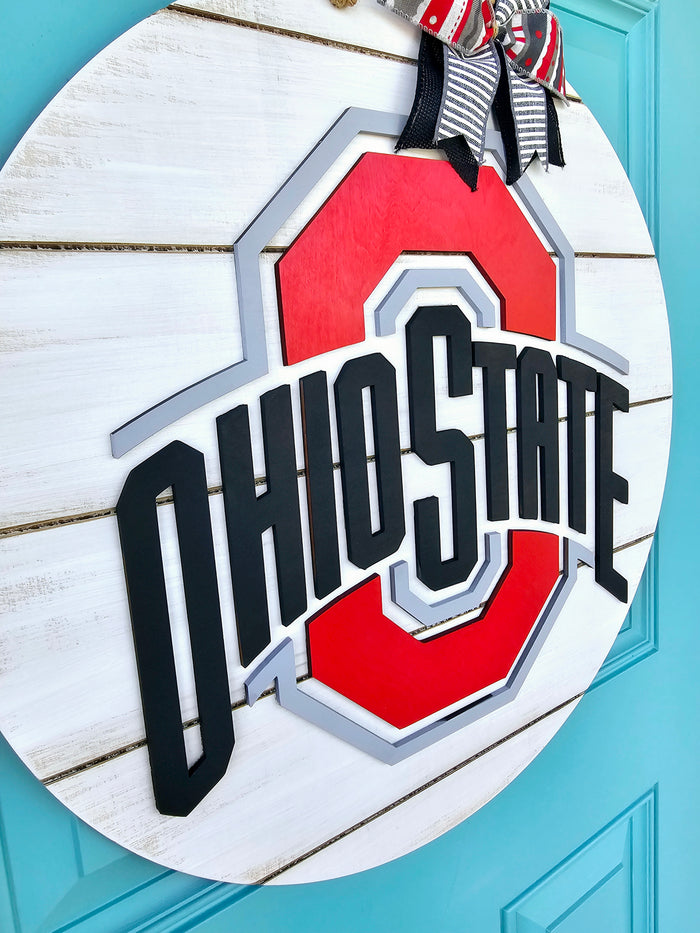 Ohio State Logo Door Hanger