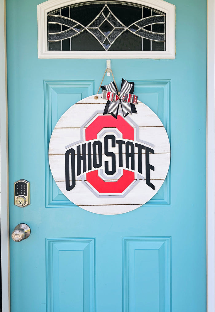Ohio State Logo Door Hanger