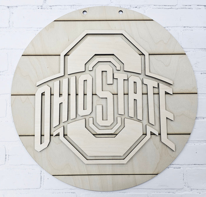 Ohio State Logo Door Hanger