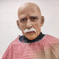 Old Man Mask Realistic Latex Full Head Halloween 2025