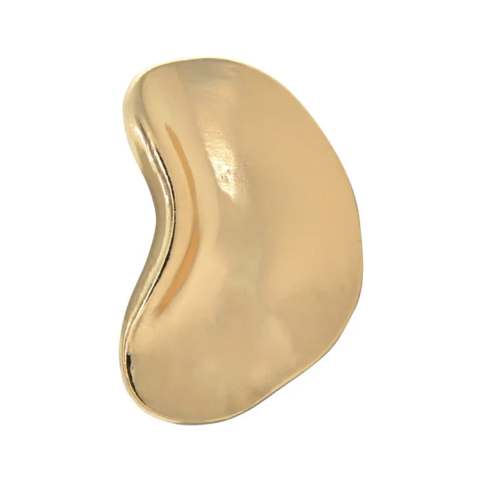 Organic Bean Inspire Metal Buttons | 50mm