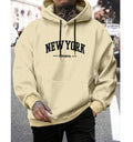 Oversized Casual Mens Hoodie - Pullover Polyester, Urban