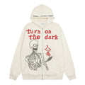 Oversized Men’s Hooded Cardigan - Zip, Cotton, Autumn