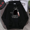 Oversized Men’s Hoodie - Graphic Pullover, Wool Lined Casual